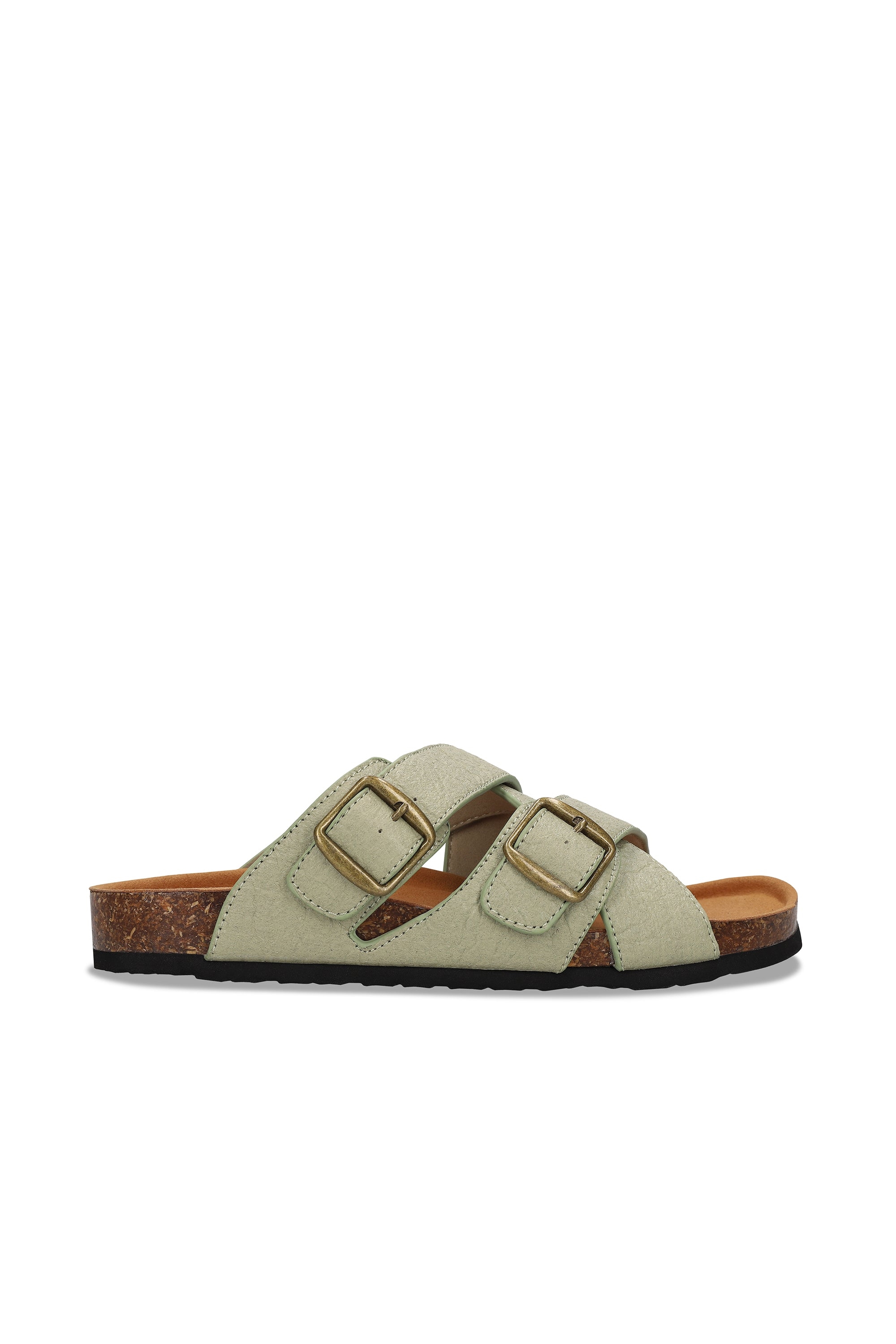 NAE Herren vegan Sandalen Samet Veganes Ã–ko-Leder GrÃ¼n