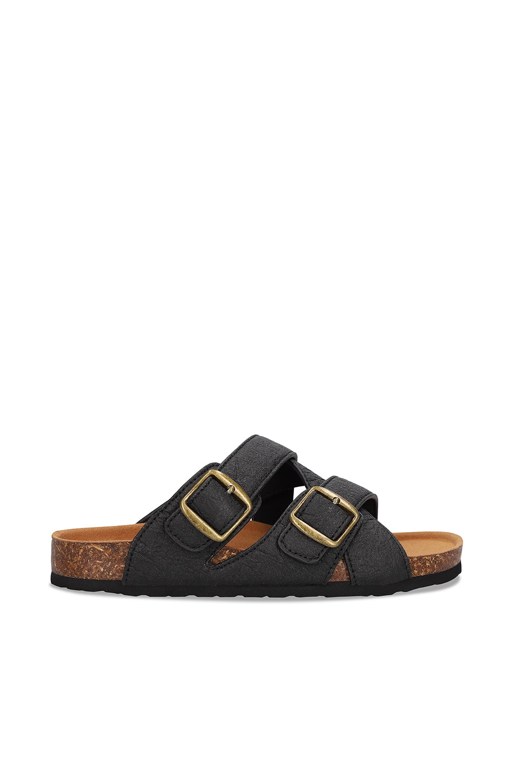 NAE Herren vegan Sandalen Samet Veganes Ã–ko-Leder Schwarz