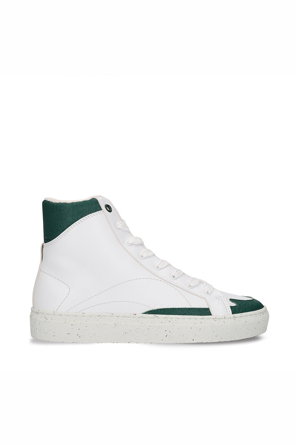 NAE Herren vegan Sneaker London Veganes Ã–ko-Leder WeiÃŸ/GrÃ¼n
