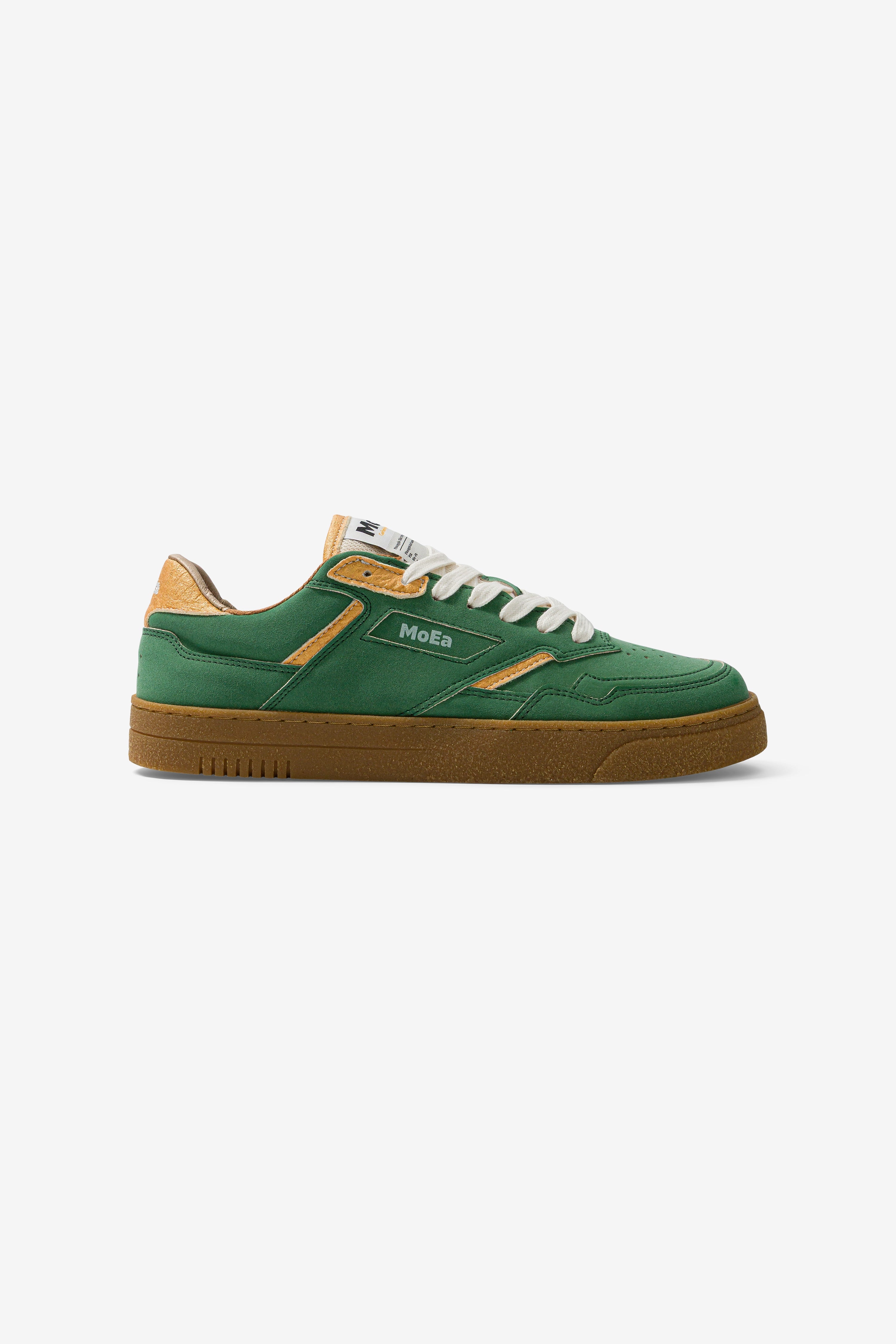 MoEa Herren vegan Sneaker Gen9 Ananas GrÃ¼n & Gelb