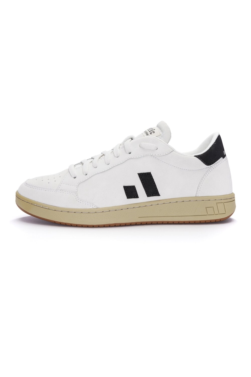Ethletic Herren vegan Sneaker Low Cut Jesse Chalk White/Jet Black
