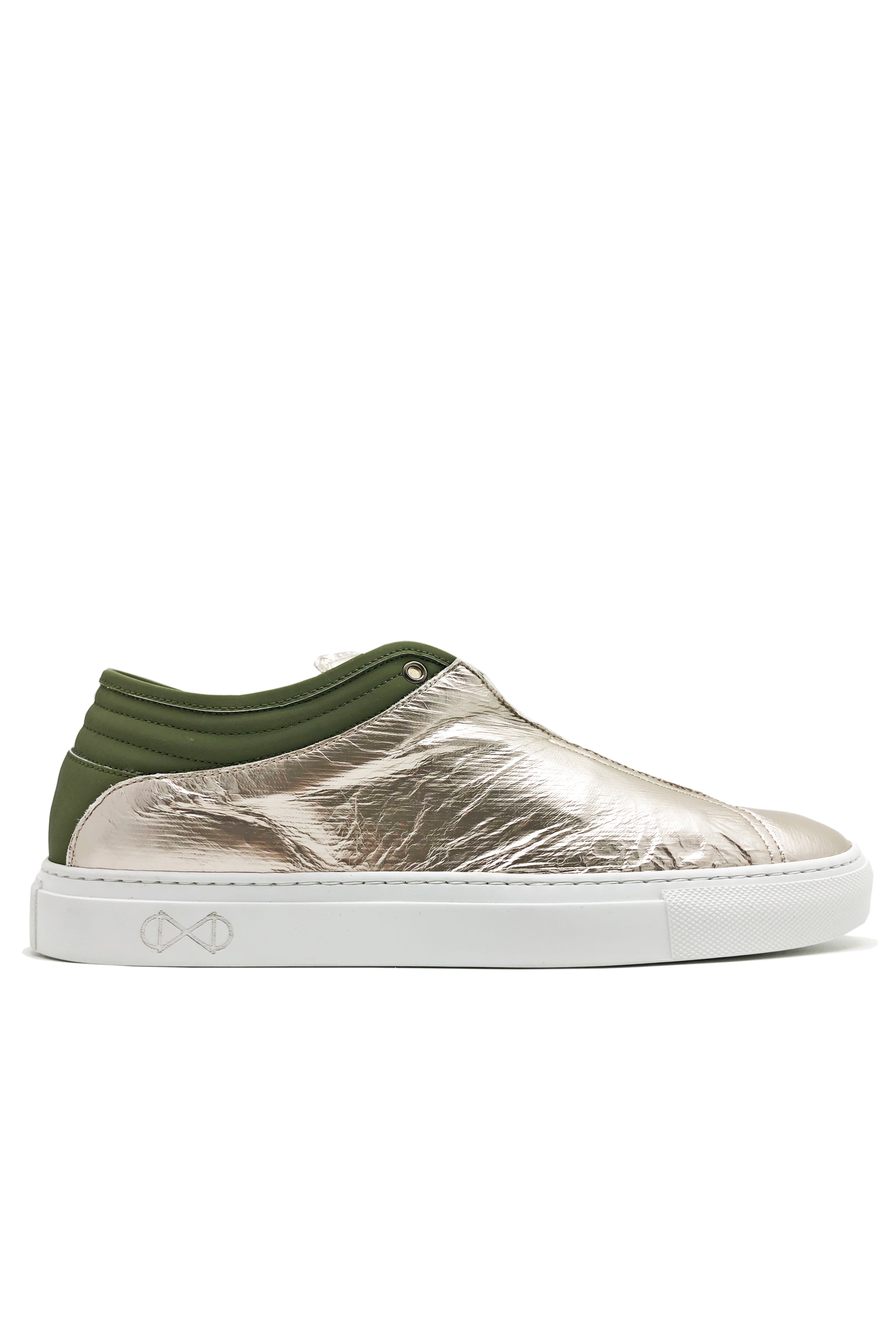 Nat-2 Herren vegan Sneaker Sleek Low Mnml Tyvek Â Gold Papier