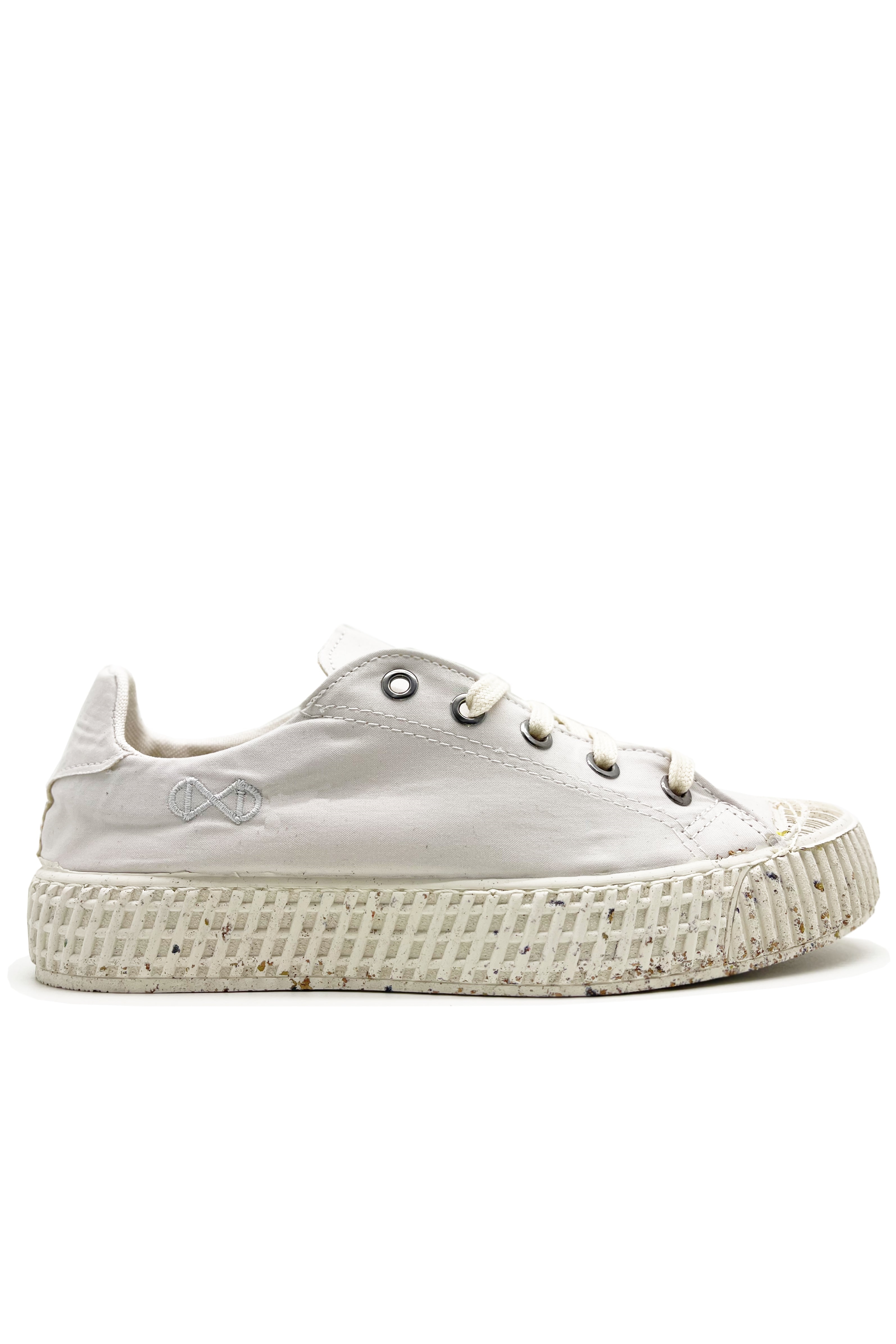 Nat-2 Herren vegan Sneaker Mono Eta Low Waterproof White Stone