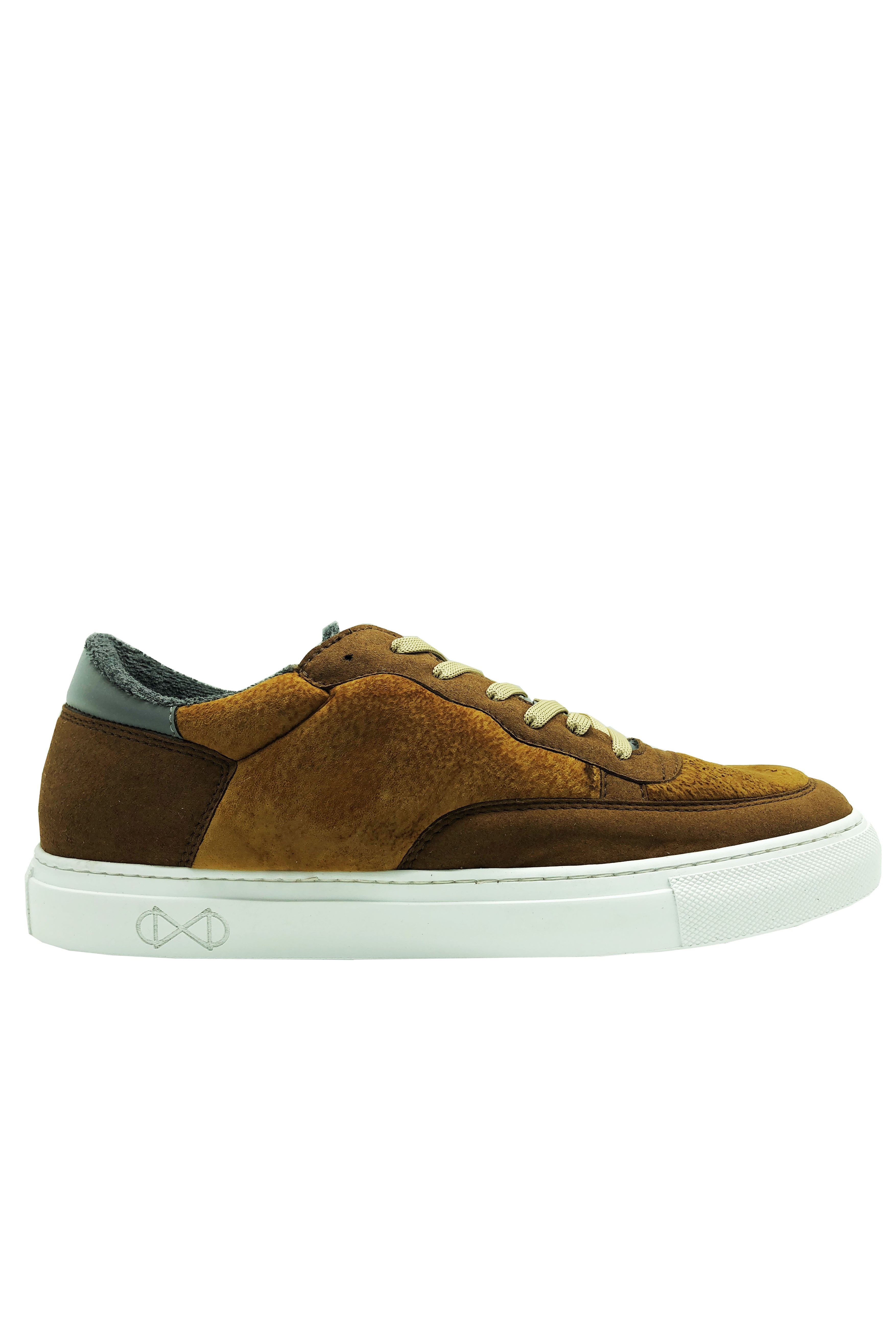Nat-2 Herren vegan Sneaker Fungi Braun & WeiÃŸ