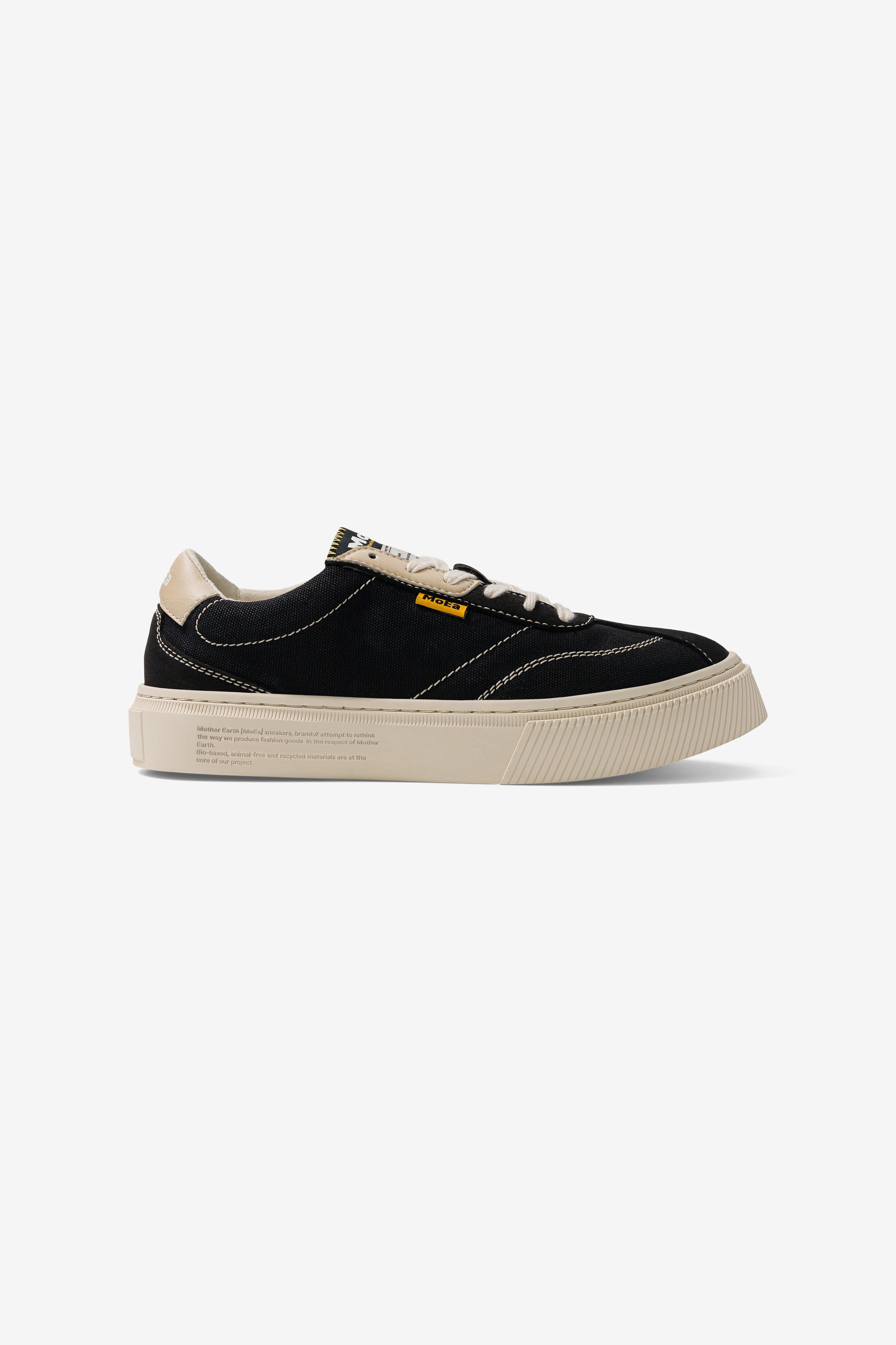 MoEa Herren vegan Sneaker Gen4 Banana Schwarz & Beige