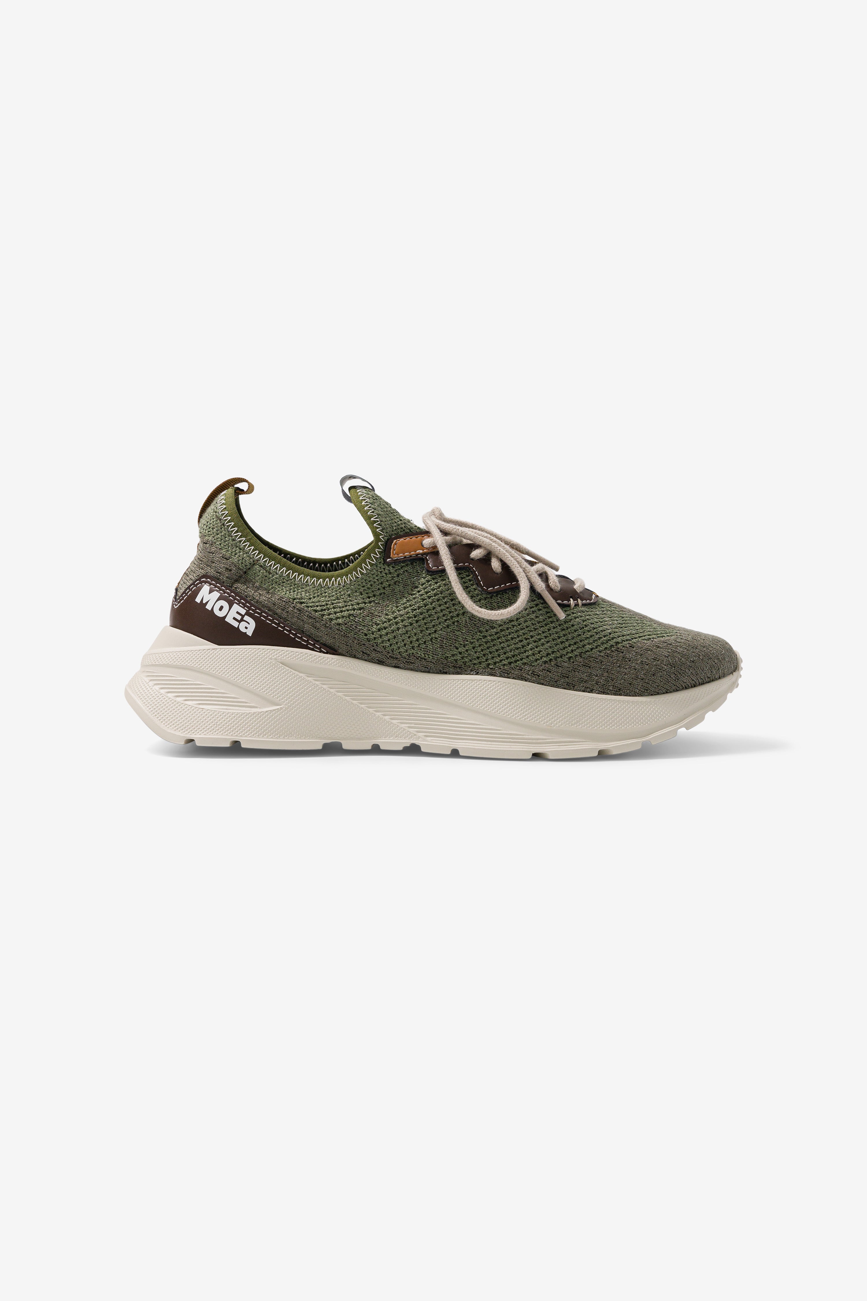 MoEa Herren vegan Sneaker Gen6 GrÃ¼n & Braun