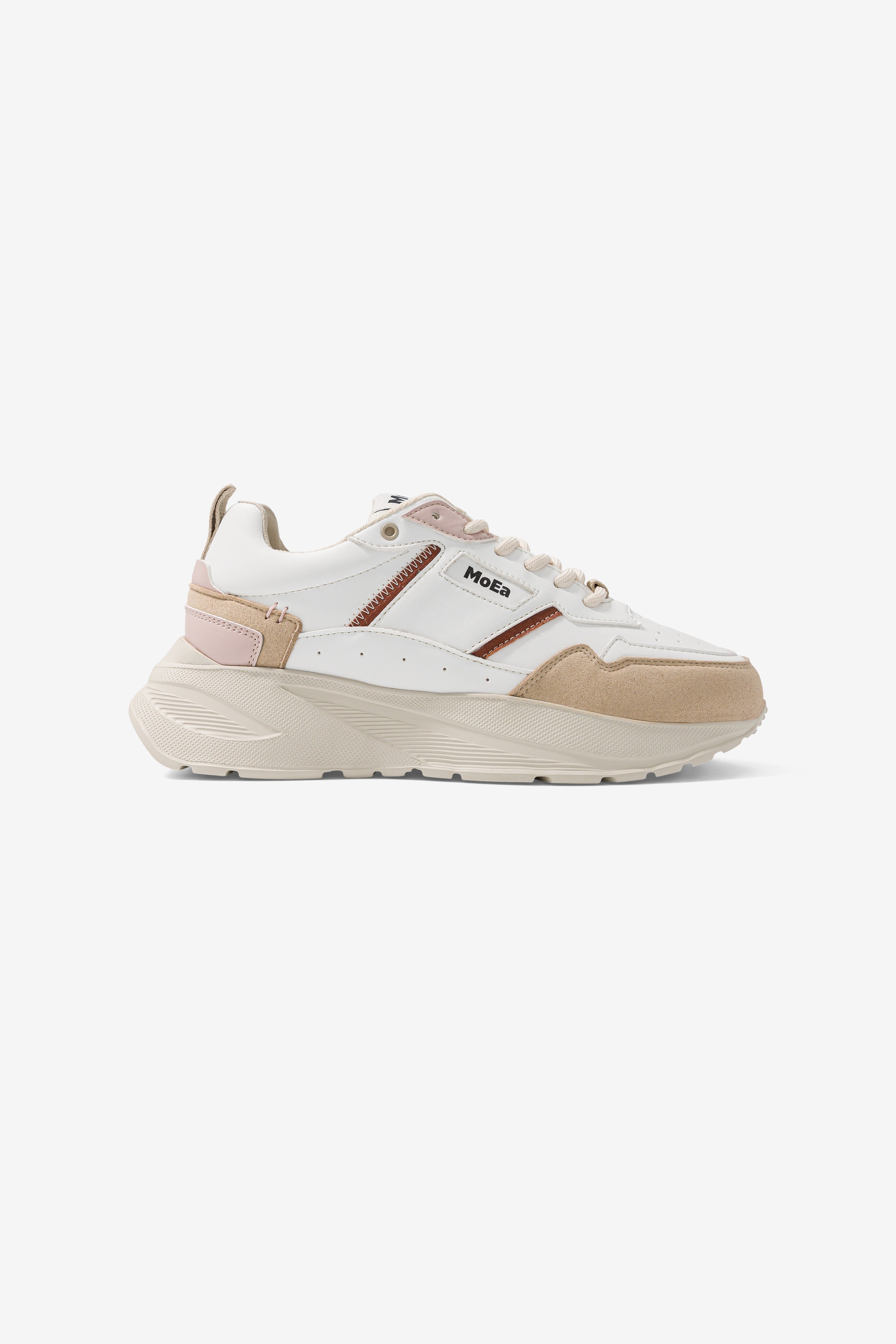MoEa Herren vegan Sneaker Gen5 All-In Braun & Rosa