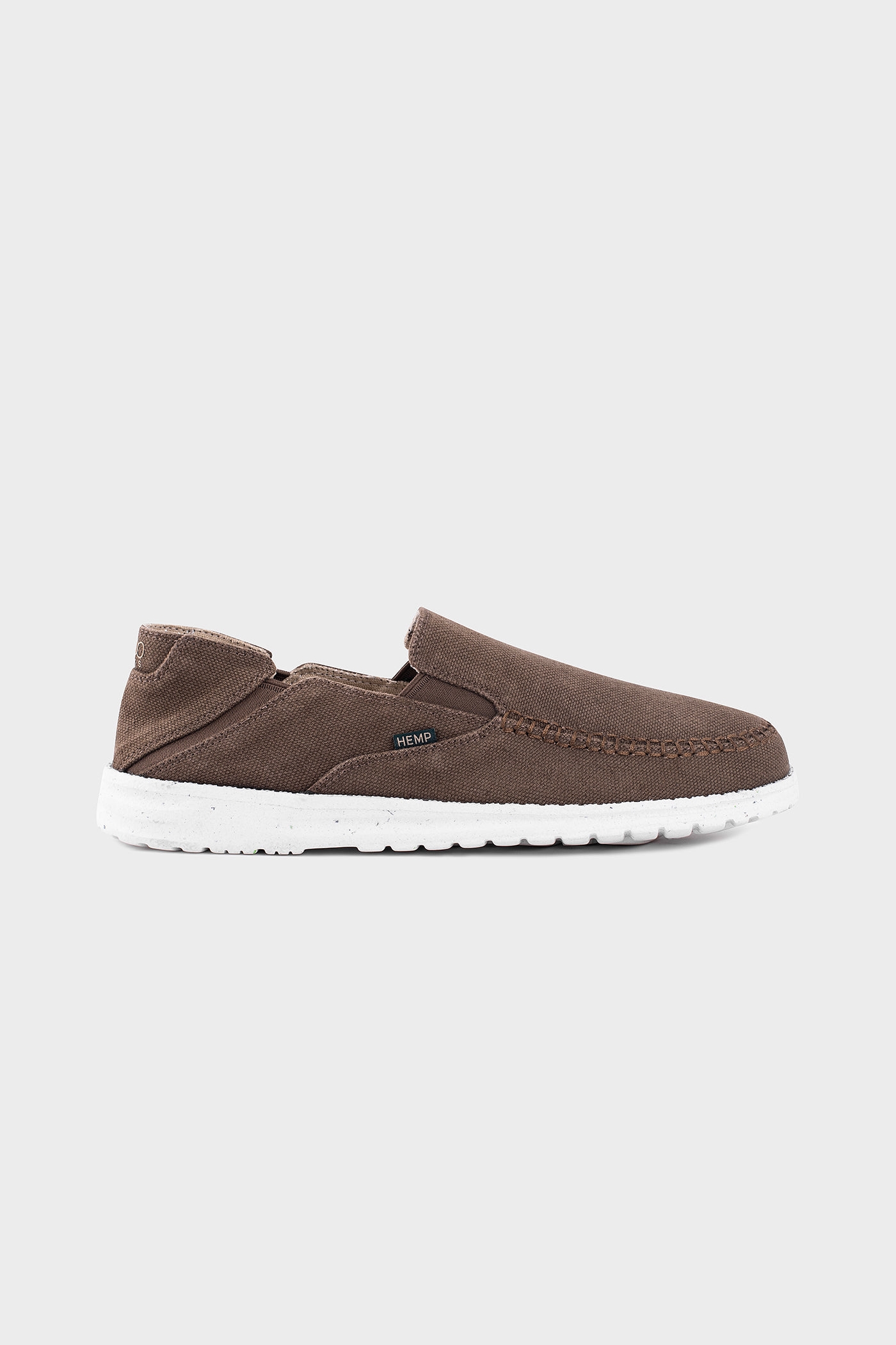8000 kicks EU Herren vegan Slip-On Herren Sunslide Hanf Dunkelbraun