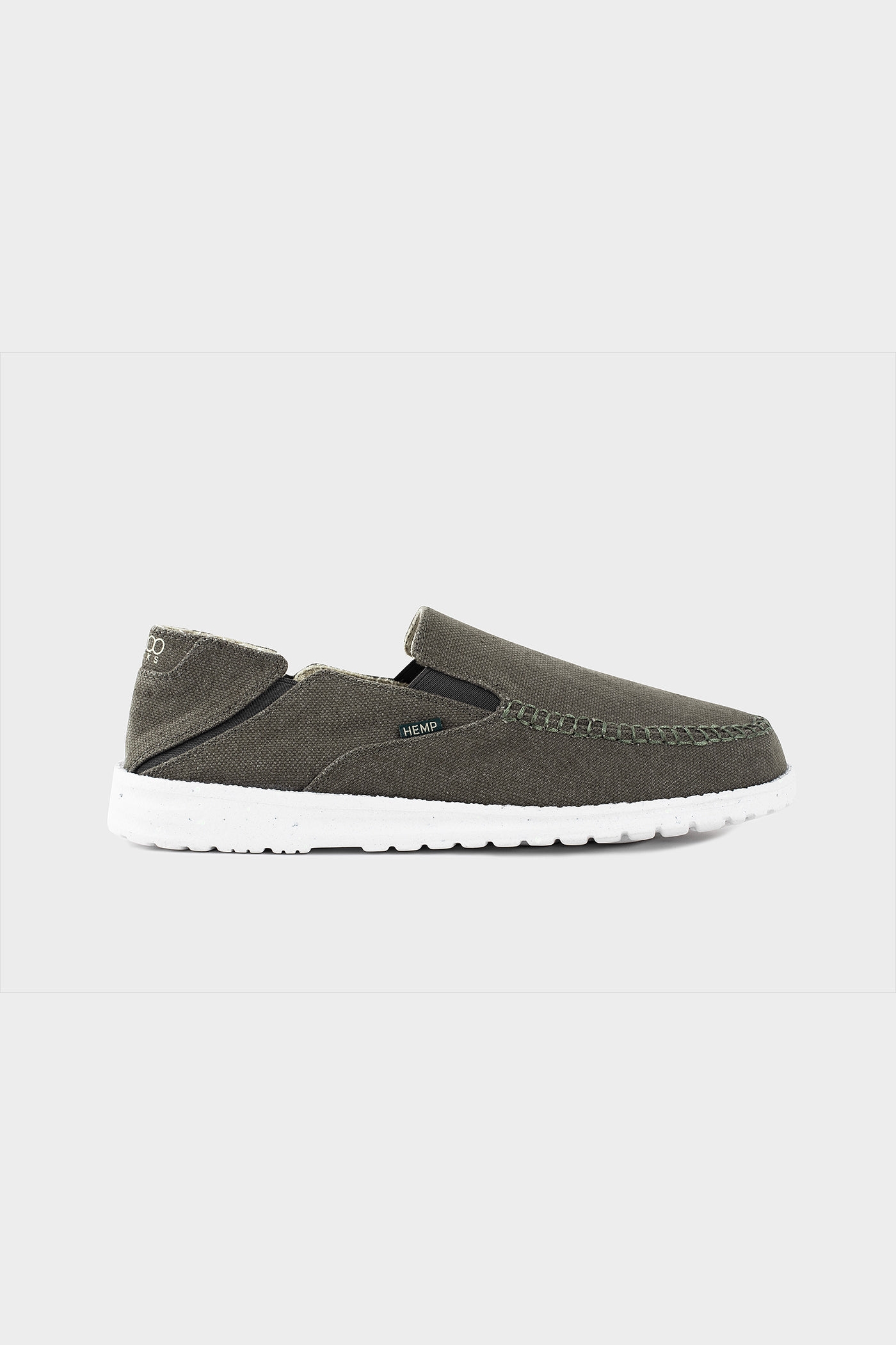 8000 kicks EU Herren vegan Slip-On Herren Sunslide Hanf DunkelgrÃ¼n