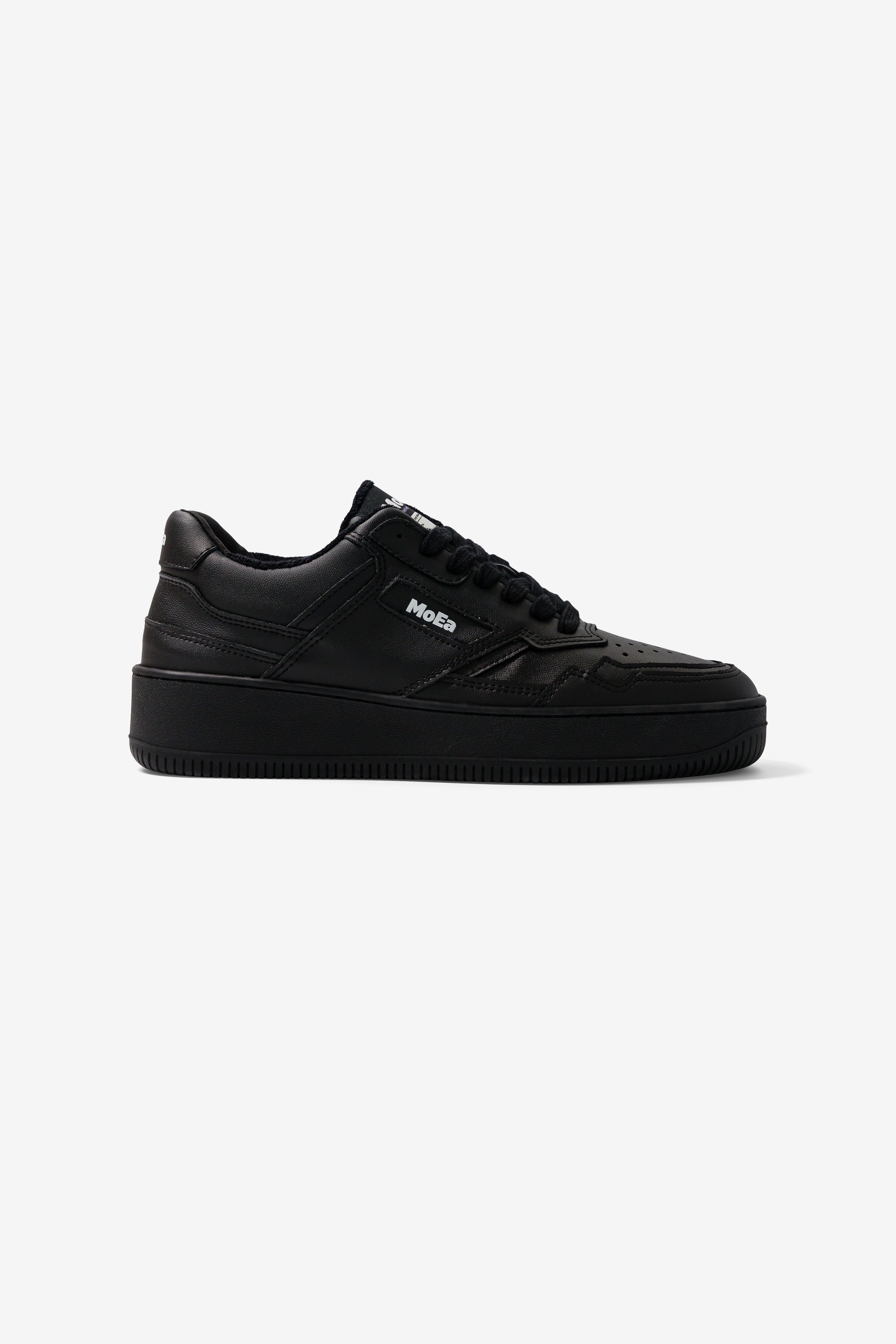 MoEa Herren vegan Sneaker Gen1 Voll Schwarz
