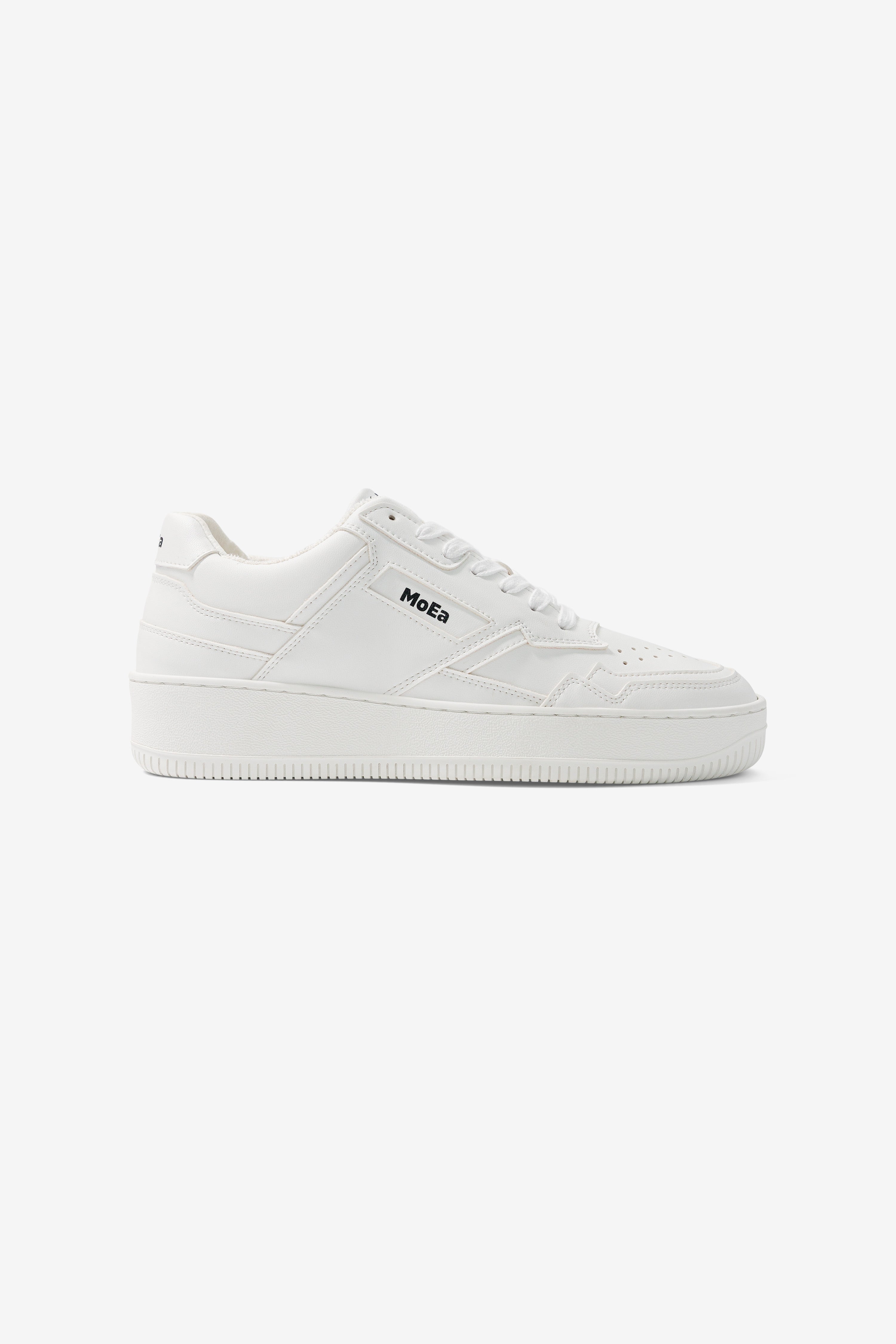 MoEa Herren vegan Sneaker Gen1 Voll WeiÃŸ