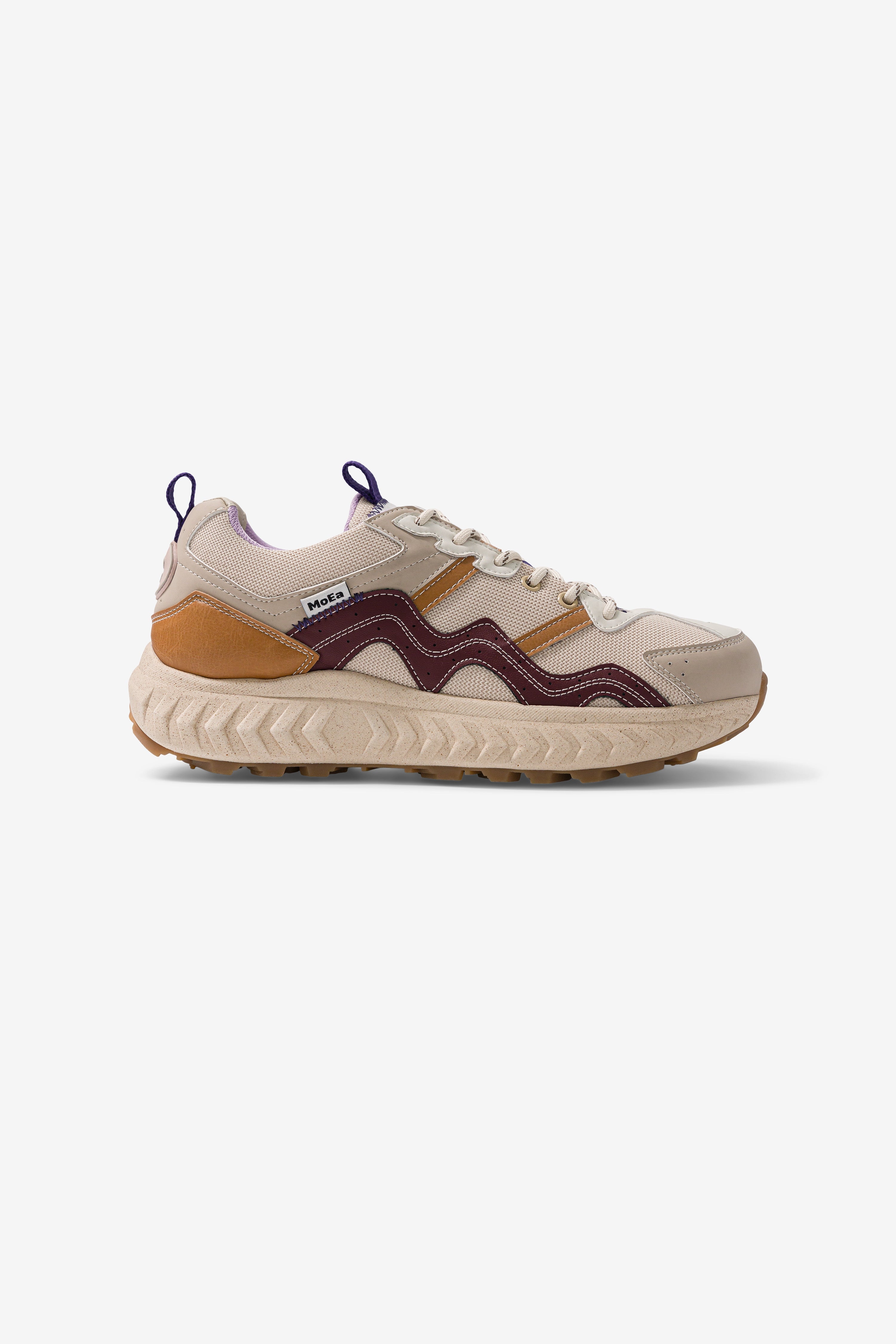 MoEa Herren vegan Sneaker Gen7 Braun Lila