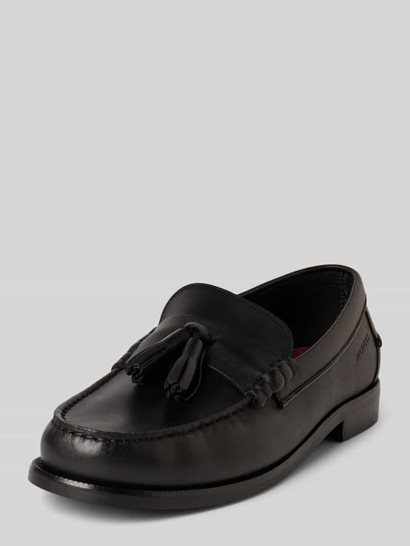 Tommy Hilfiger Instappers HILFIGER TASSEL LTH LOAFER