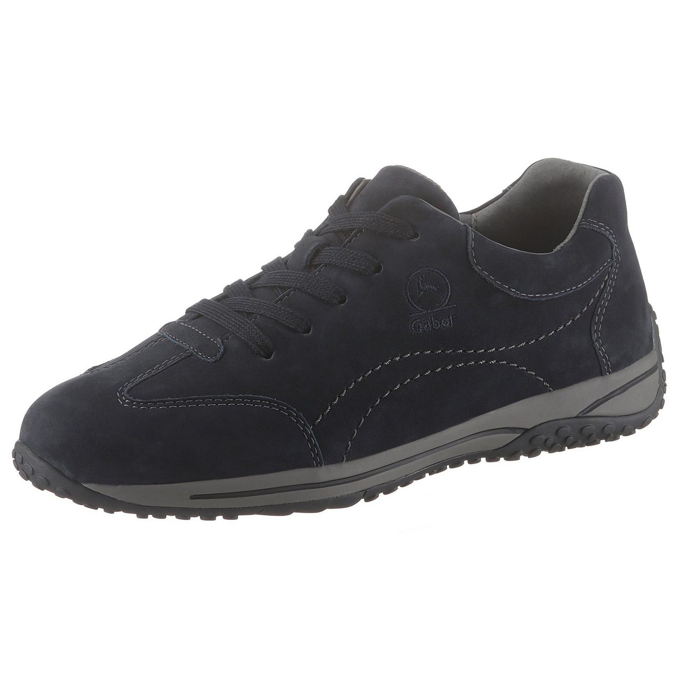 Gabor Veterschoenen Florence met contrasterende siersteken, vrijetijdsschoen, lage schoen, veterschoen