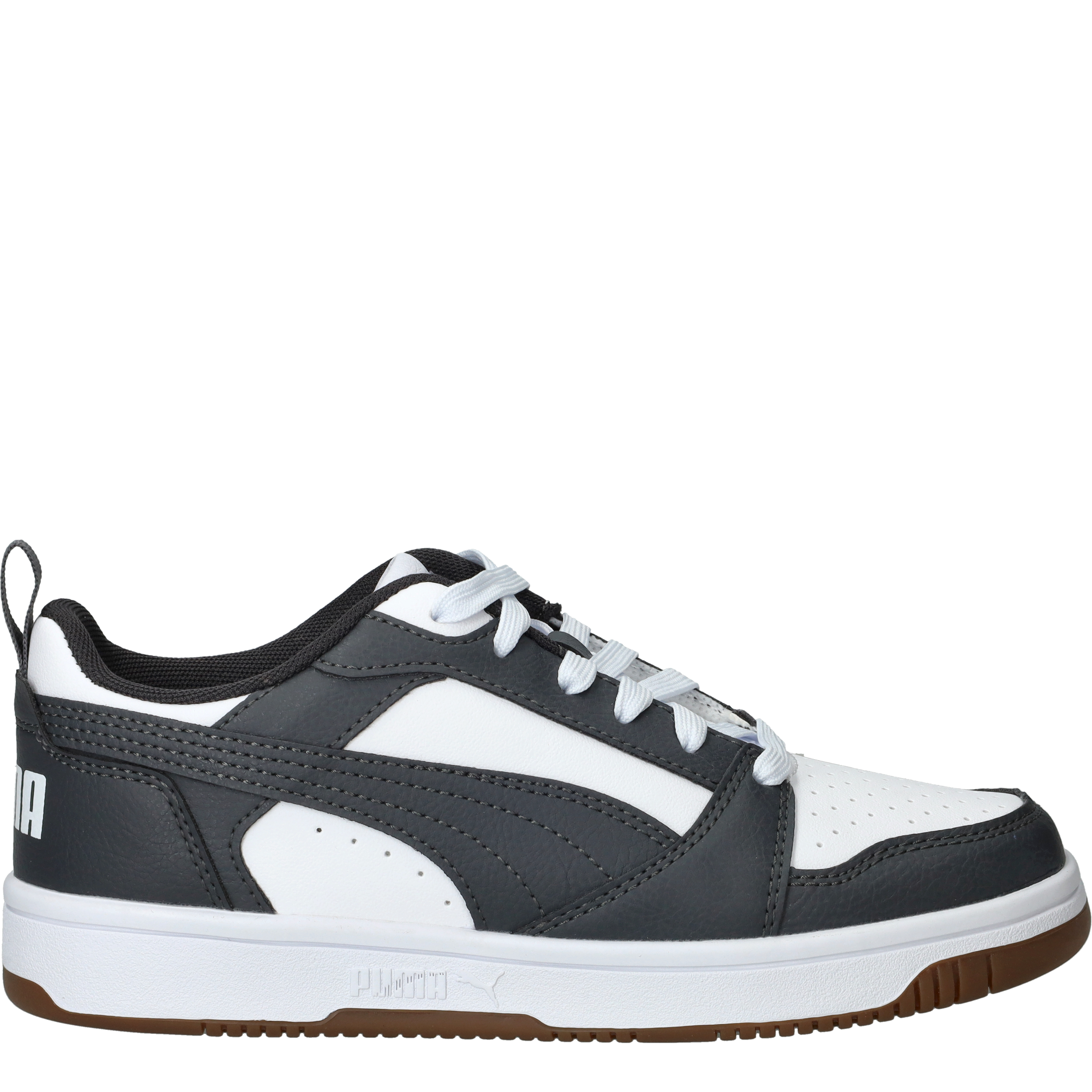 Puma Rebound V6 Lo Jongens Grijs