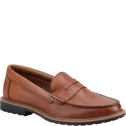 Hush Puppies dames/dames Verity lederen vrijetijdsschoenen 5 UK lichtbruin