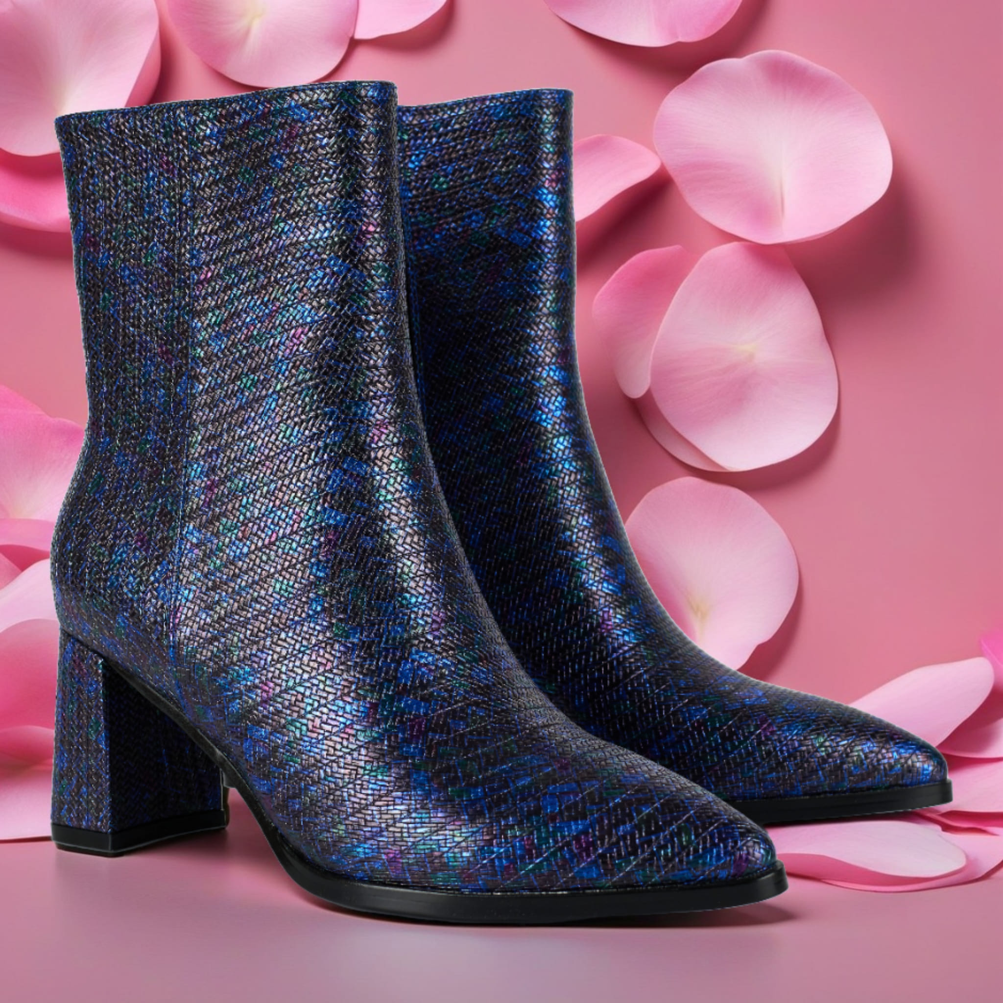 Lureaux Blue Spectrum Boot  - Handgemaakte Nette Schoenen Voor Heren