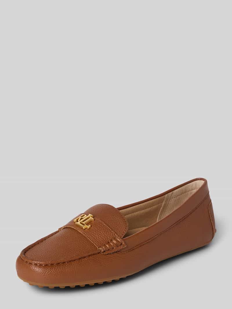 Lauren Ralph Lauren Loafers met logo-applicatie, model 'BARNSBURY'