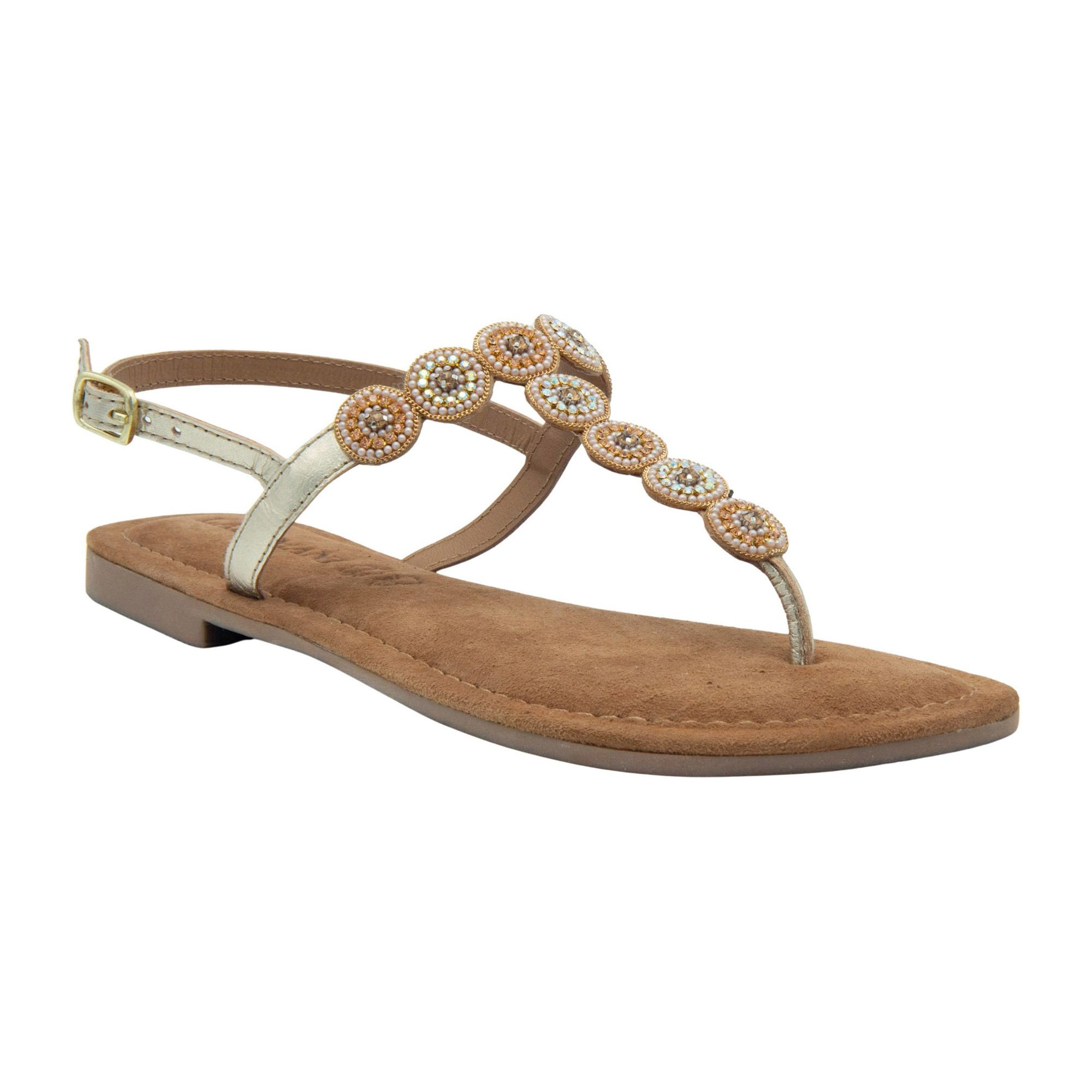 Lazamani Beads Small Rounds Sandalen Dames