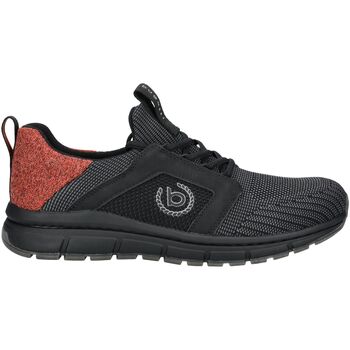 Bugatti Sneakers , veterschoenen, lage schoen, vrijetijdsschoen, contrasterende afwerking op de hiel