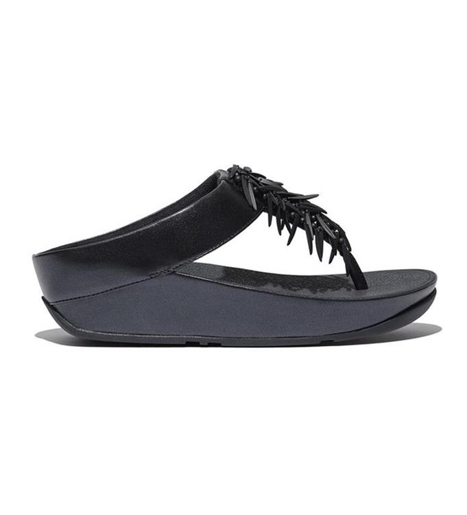FitFlop Rumba beaded metalic