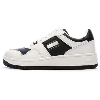 TOMMY JEANS Sneakers TJM RETRO BASKET CUPSOLE TUMBLE , vrijetijdsschoen, halfschoen, veterschoen met gepolsterde schacht