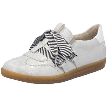 Rieker Slip-on sneakers , slipper, lage schoen, vrijetijdssneaker met modieuze veters