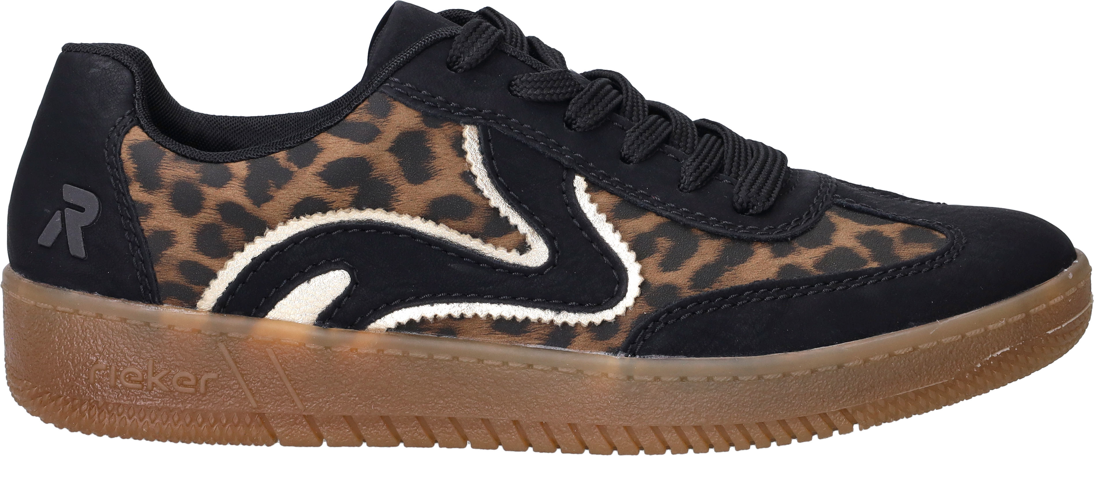 OTTO RIEKER Sport Plateausneakers vrijetijdsschoen, lage schoen, veterschoen in vegan uitvoering
