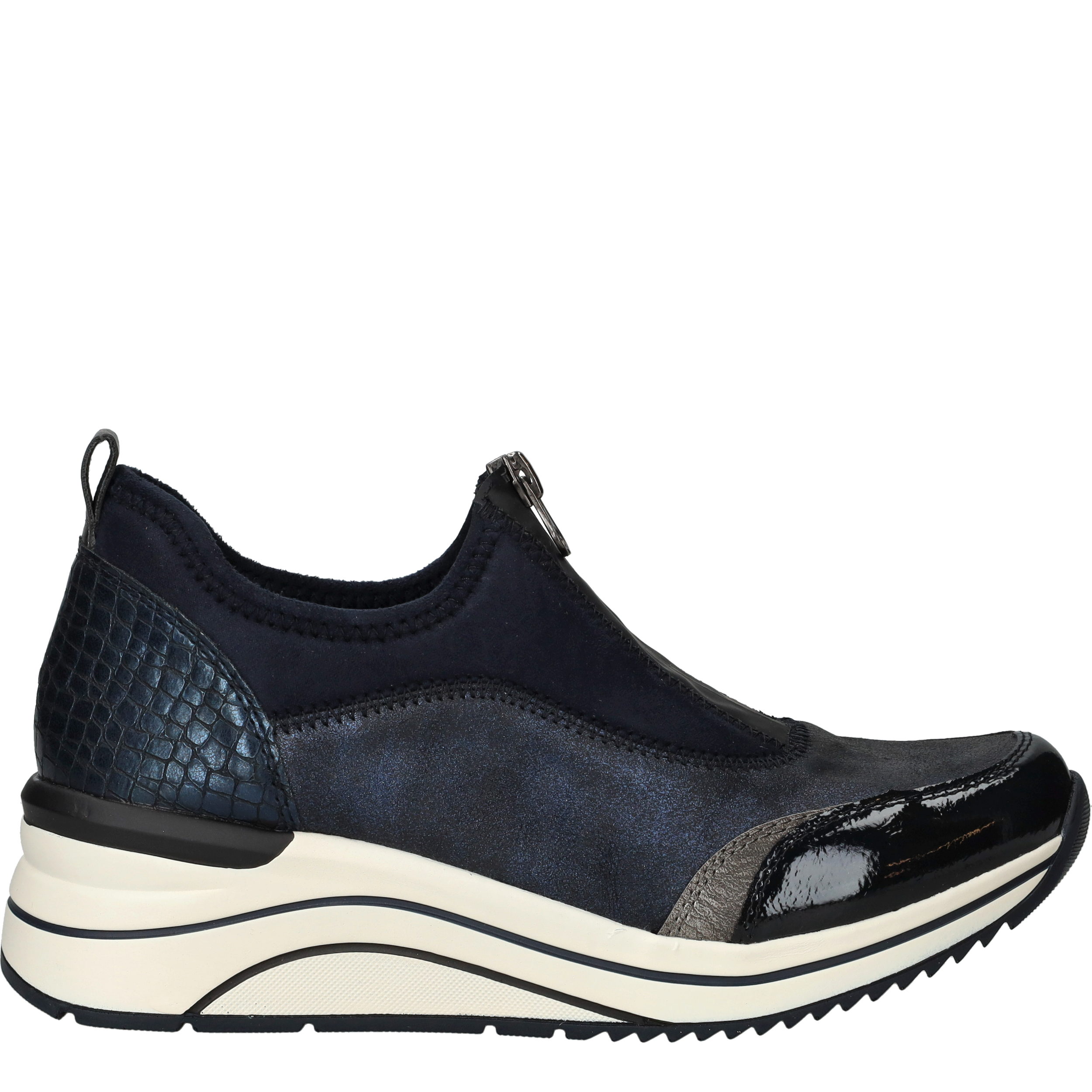 Remonte Slip-on sneakers Elisabeth Hurley-Collection , wedge sneaker, slipper, instapschoen, vrijetijdsschoen, vegan