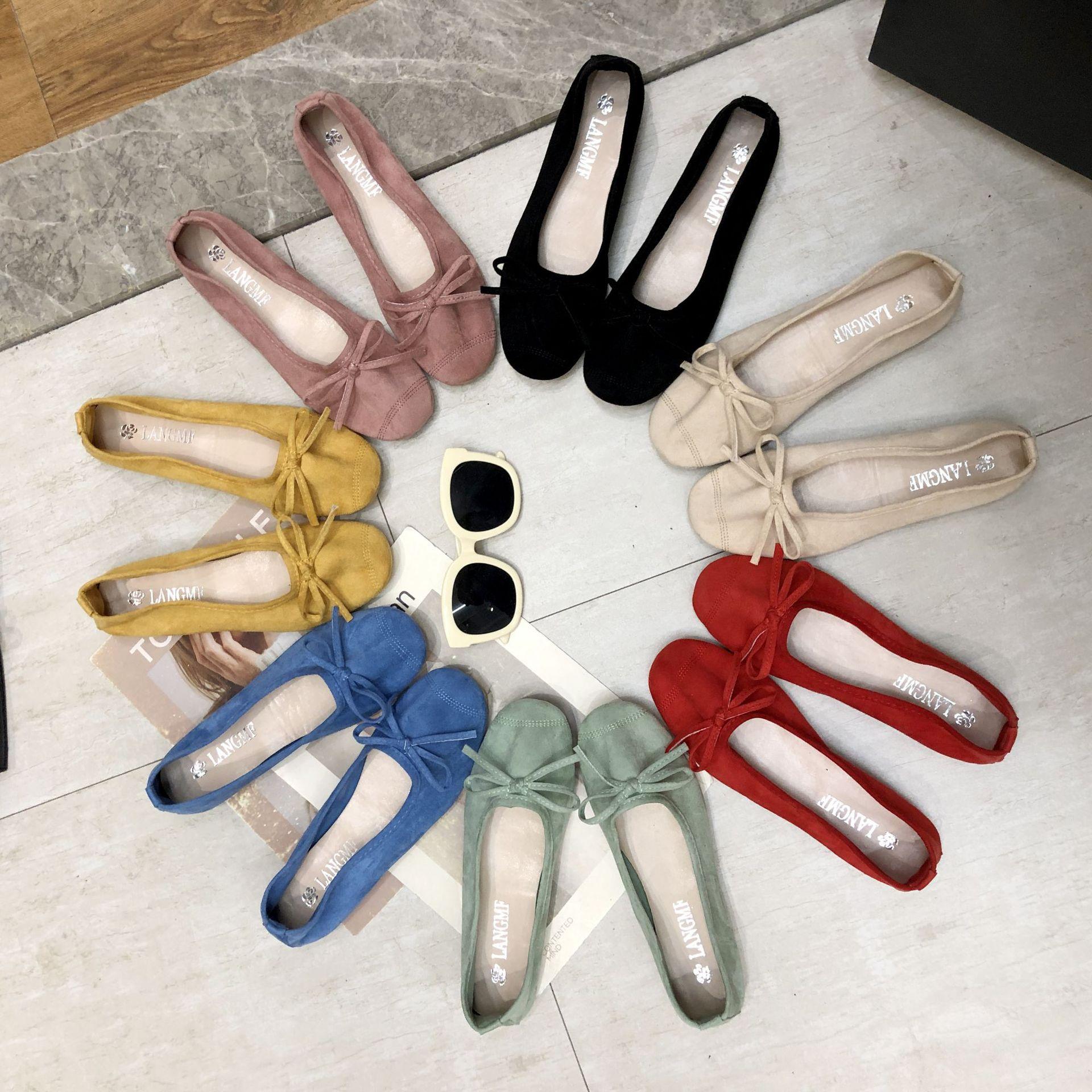 Cpcoepax Dames Lichtgewicht Casual Flats Schoenen met vierkante neus Zakelijk werk Loafer Dans Ballet Flats Instapper Lage hak Chique Loafers Dames Wandelschoenen Autorijden 39 blauw