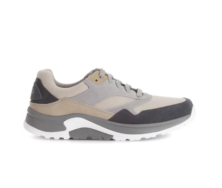Gabor Rollingsoft Sneakers met sleehak , vrijetijdsschoen, lage schoen, veterschoen met verwisselbaar voetbed, breedte g