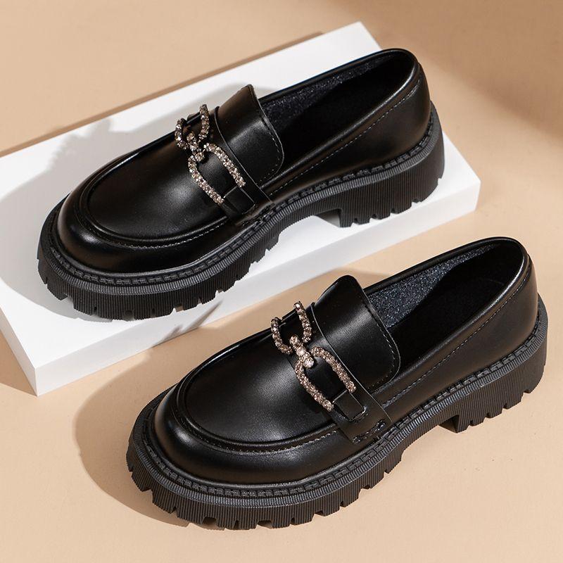 BeautyFeet Mary Jane schoenen voor dames pompen Lolita platform dames loafers vintage stevige lederen slip op metalen gesp Oxford schoenen 40
