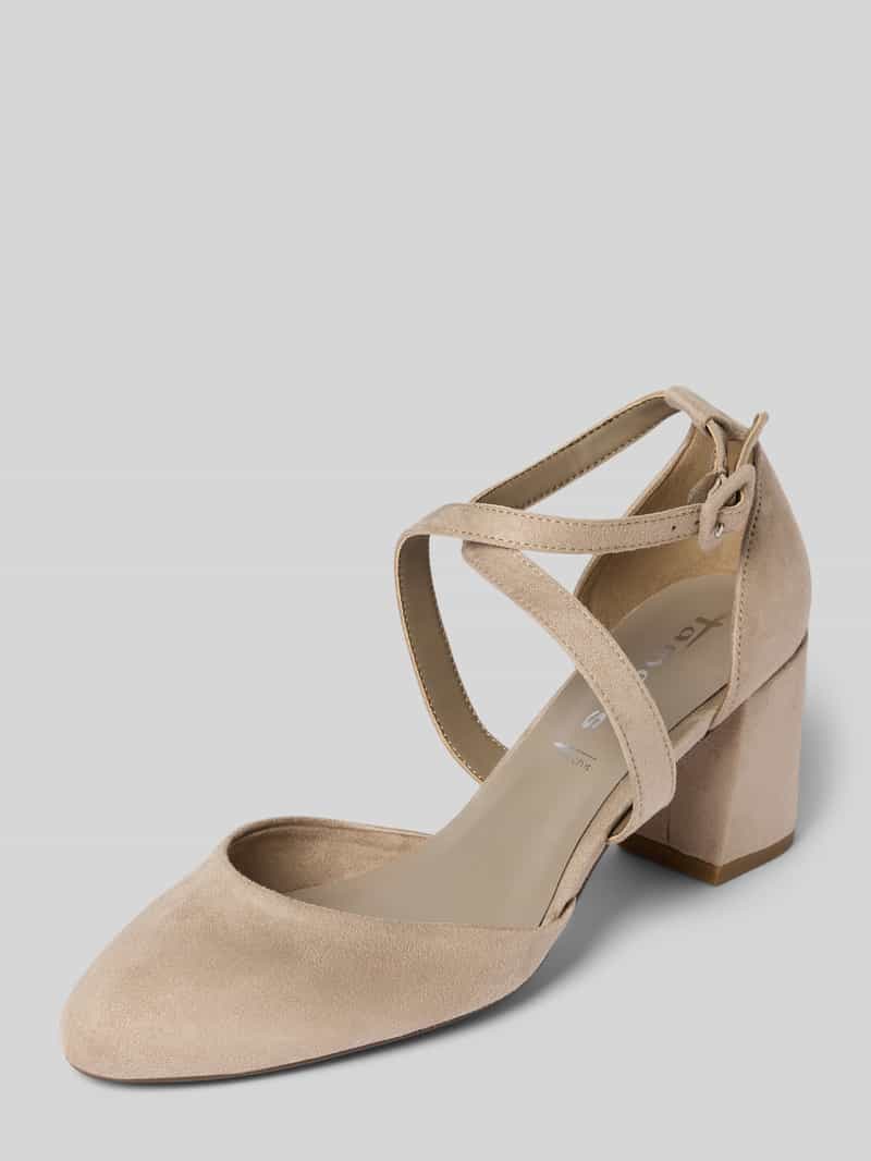 Tamaris Pumps met gekruiste riempjes