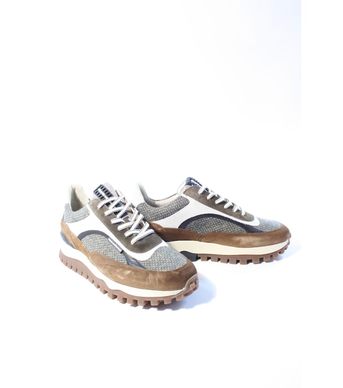 Floris van bommel Heren sneakers groen 10