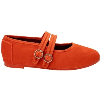 Paez Ballerina's  Mary Jane Double Strap W - Velvet Orange