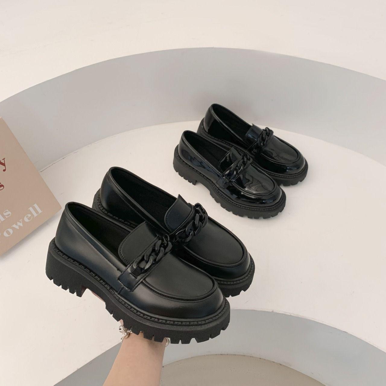 BeautyFeet Mary Jane schoenen voor dames pompen Lolita platform dames loafers vintage stevige lederen slip op metalen gesp Oxford schoenen 42