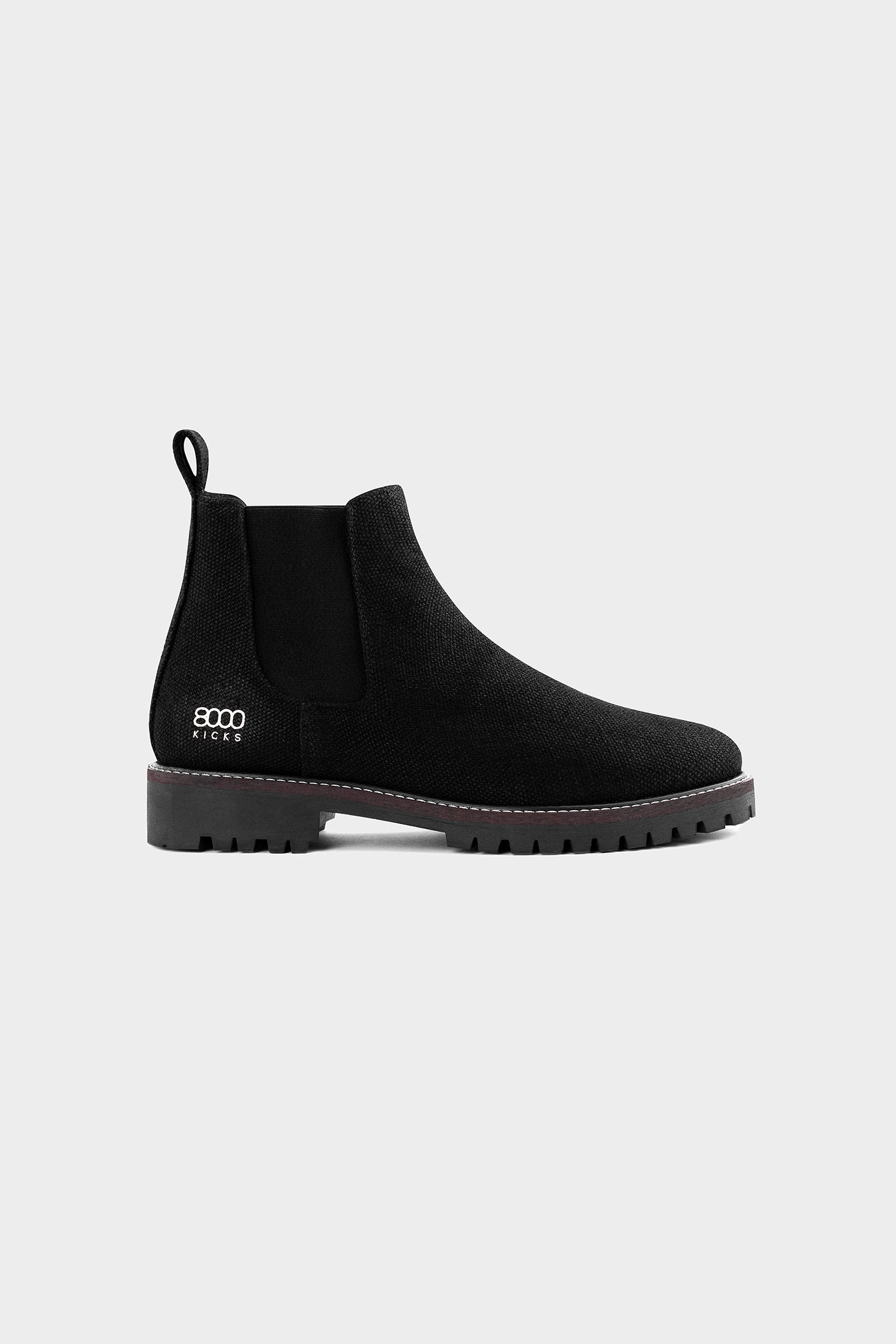 8000 kicks EU Damen vegan Stiefel Damen The Crossover Hanf Schwarz
