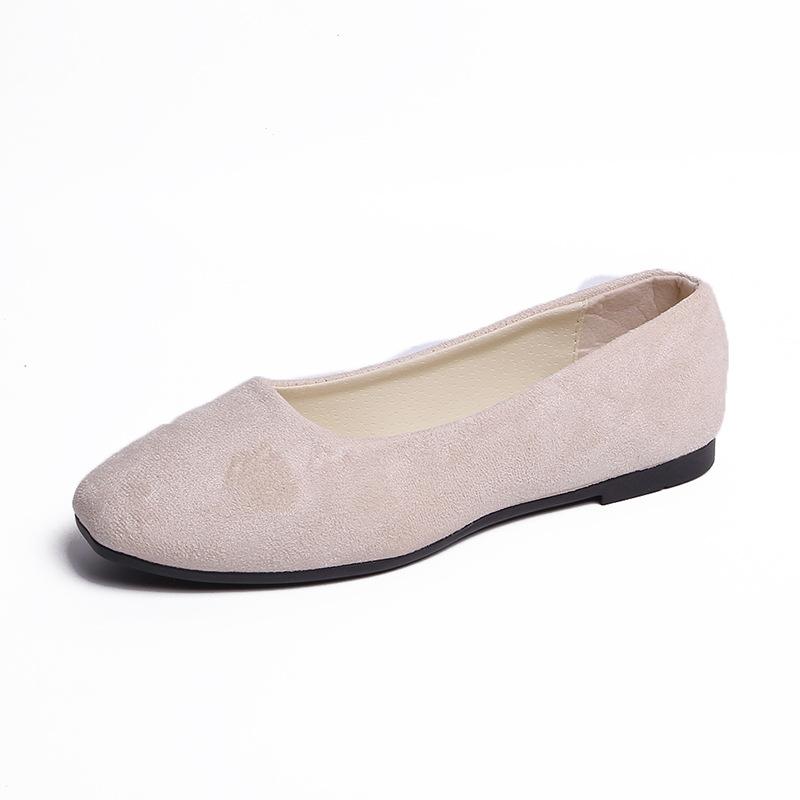 Ayseguney Footwear Dames Meisjes Solid Plus Size Slip On Flat Ondiep Comfort Casual Enkele Schoenen 19 Kleur 39