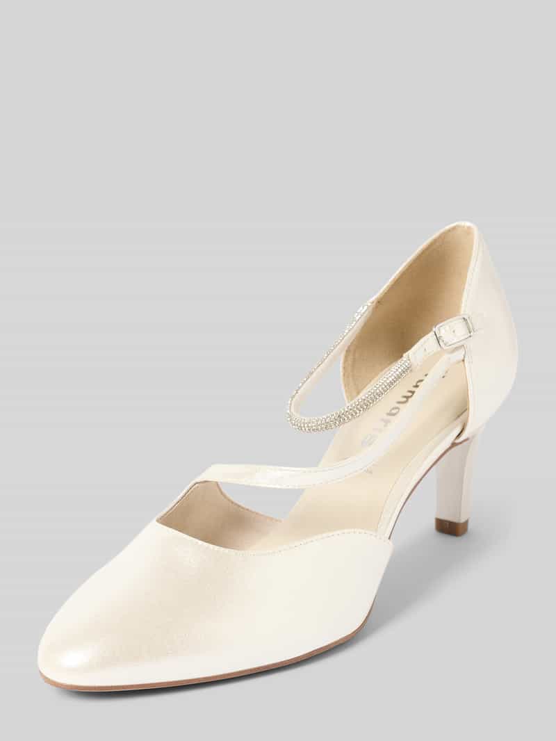 Tamaris Pumps met strass-steentjes