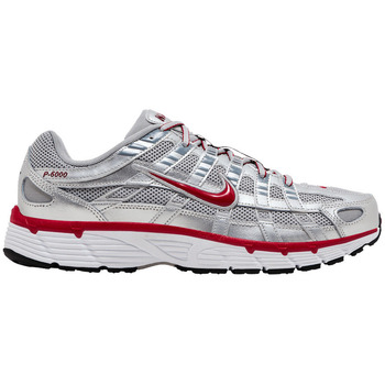 Nike Sneakers  P-6000 Metallic Silver Gym Red