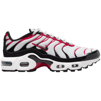 Nike Sneakers  Air Max Plus Pure Platinum Black White University Red (GS)