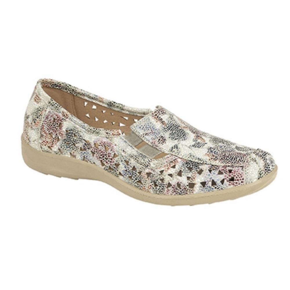 Boulevard dames/dames zijvouw zomer casual schoenen 4 UK