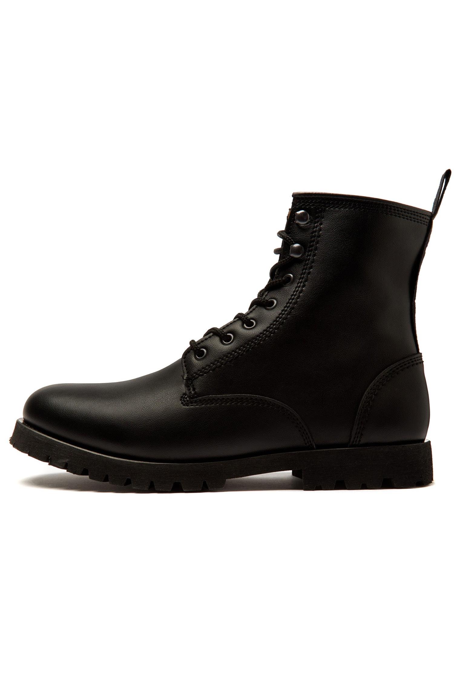 Will's Vegan Store Damen vegan Damen Rangers Stiefel Schwarz