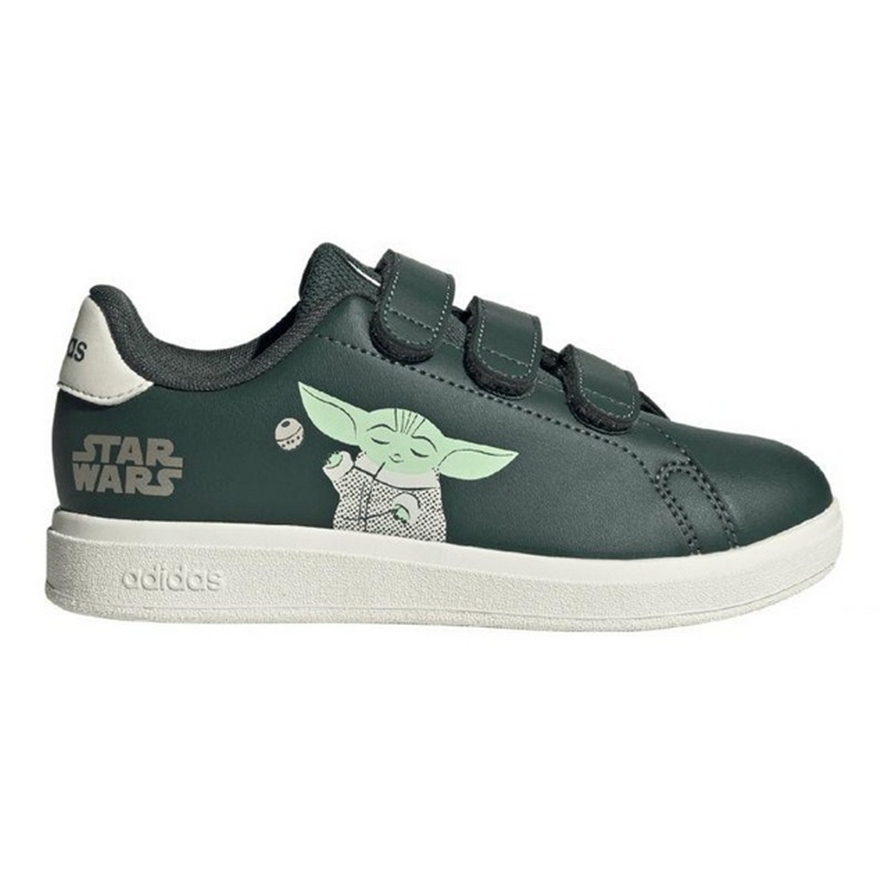 Adidas Kinderen/kinderen advantage cf star wars: de mandalorian ecologisch leren trainers