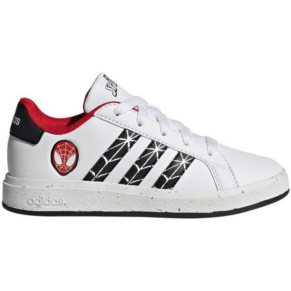 Adidas Kinderen/kinderen grand court spider-man synthetisch leren trainers