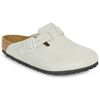Birkenstock Klompen  Boston LEVE Corduroy Antique White