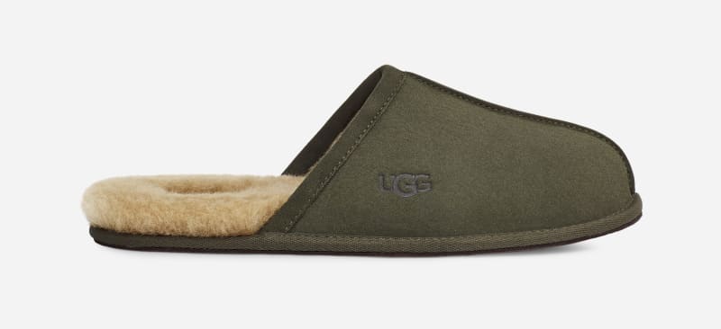 Ugg Scuff Pantoffels voor Heren in Green  Suede