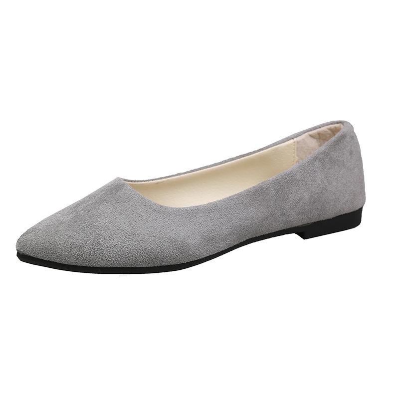 Ayseguney Footwear Mode Dames Loafers met puntige neus, Bootschoenen, Ballet Casual Flats Schoenen 40