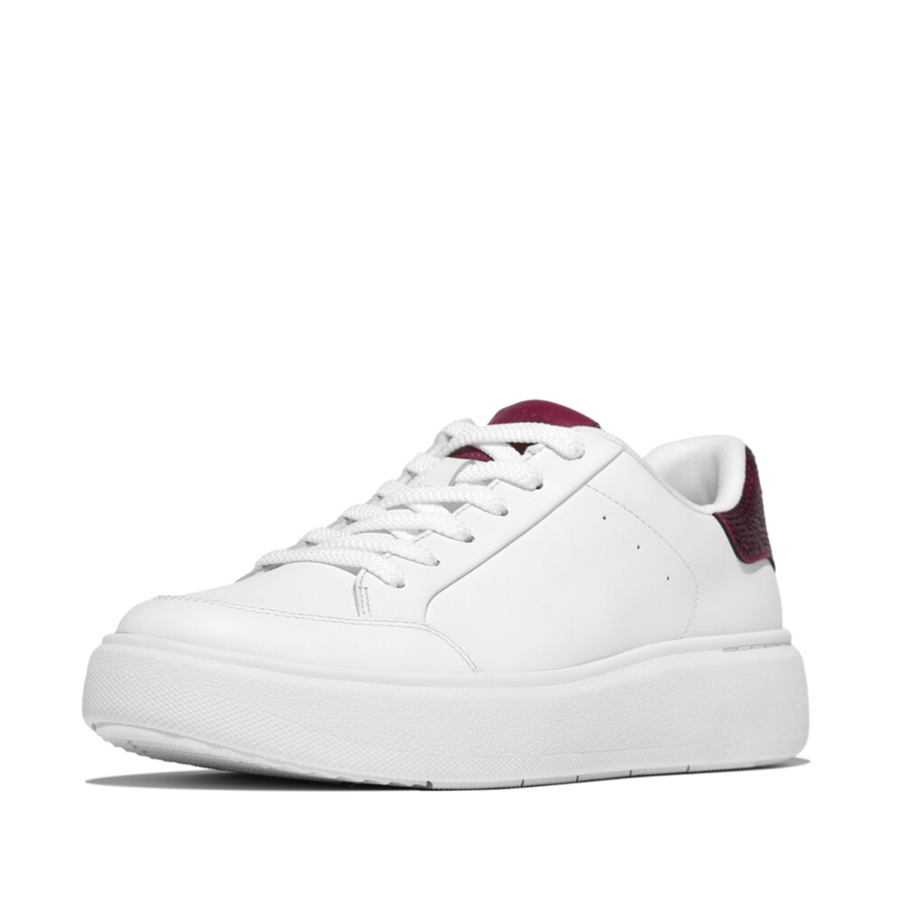 FitFlop Rtg sequin-backtab leather sneakers