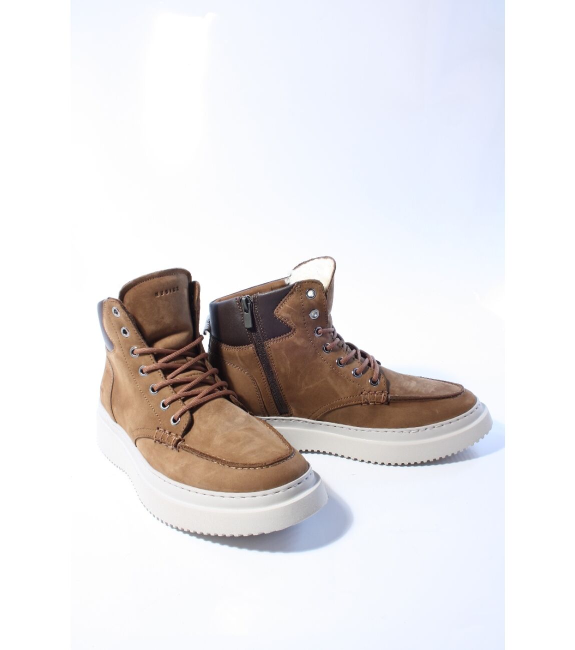 Nubikk Heren boots sportief cognac 41